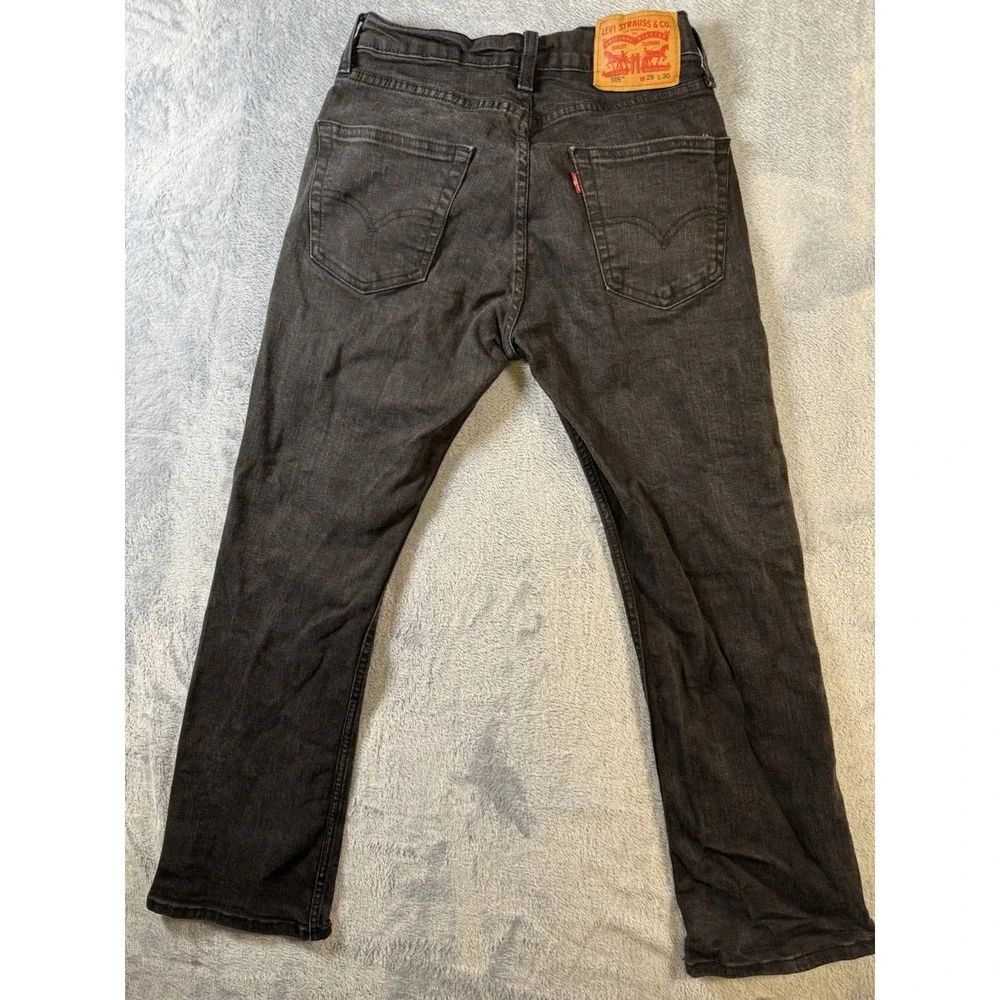 Levis 505 Regular Fit Jeans Mens 29x30 Blue Denim Straight Leg 27x28 #3144